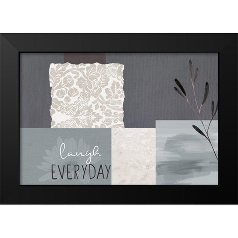 Love Beyond 5 Black Modern Wood Framed Art Print by Allen, Kimberly