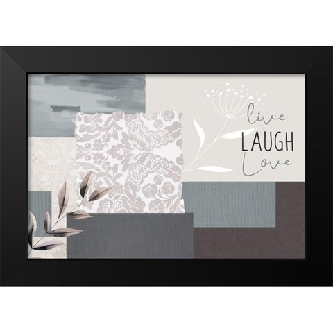 Love Beyond 7 Black Modern Wood Framed Art Print by Allen, Kimberly