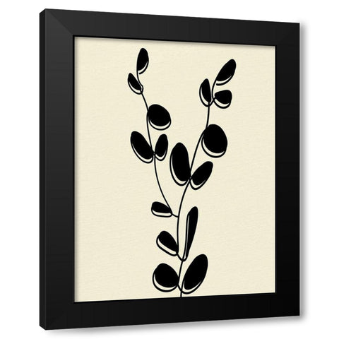 Natural 3 Black Modern Wood Framed Art Print with Double Matting by Allen, Kimberly
