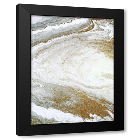 Clouds of Gold 2 Black Modern Wood Framed Art Print by Allen, Kimberly