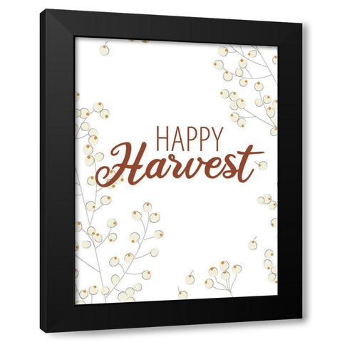 Autumn Harvest 2 Black Modern Wood Framed Art Print by Allen, Kimberly