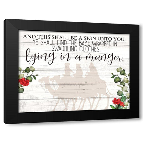 And this Shall Be Black Modern Wood Framed Art Print with Double Matting by Allen, Kimberly