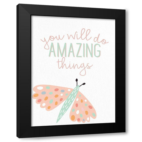 Amazing Things 1 Black Modern Wood Framed Art Print by Allen, Kimberly