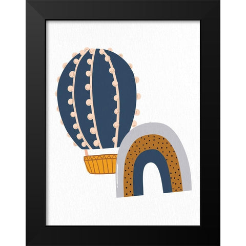 Chase 2 Black Modern Wood Framed Art Print by Allen, Kimberly