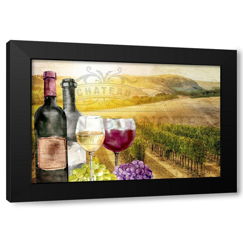 Chateau 5 Black Modern Wood Framed Art Print by Allen, Kimberly