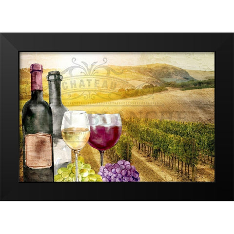 Chateau 5 Black Modern Wood Framed Art Print by Allen, Kimberly