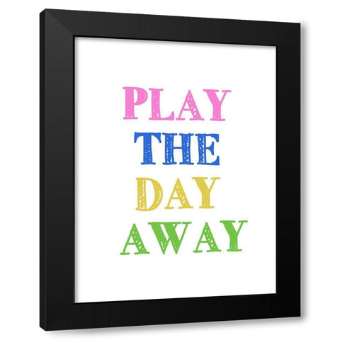 Draw 3 Black Modern Wood Framed Art Print by Allen, Kimberly