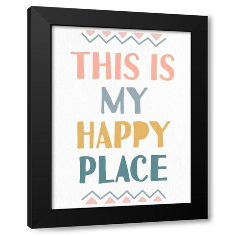 Learn 3 Black Modern Wood Framed Art Print by Allen, Kimberly