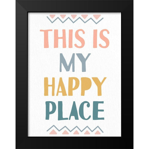 Learn 3 Black Modern Wood Framed Art Print by Allen, Kimberly
