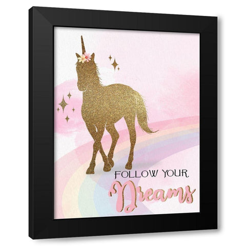 You Are Magic 2 v2 Black Modern Wood Framed Art Print by Allen, Kimberly