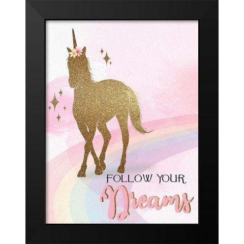 You Are Magic 2 v2 Black Modern Wood Framed Art Print by Allen, Kimberly
