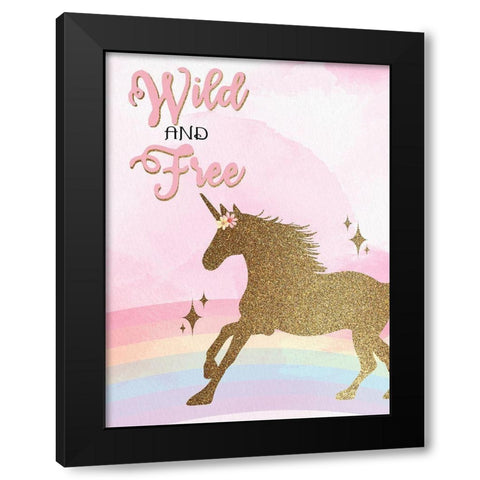 You Are Magic 4 v2 Black Modern Wood Framed Art Print with Double Matting by Allen, Kimberly