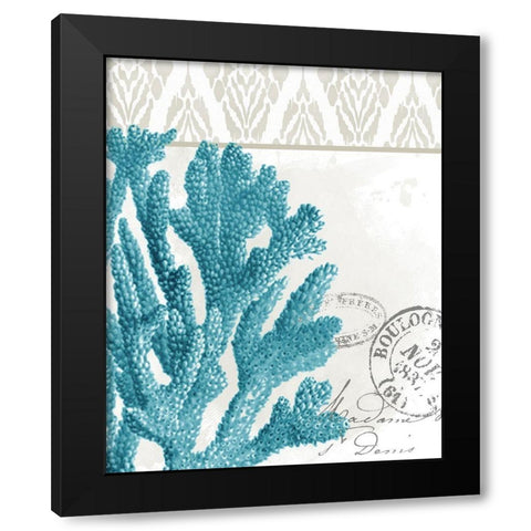 By the Sea 2 Black Modern Wood Framed Art Print by Allen, Kimberly