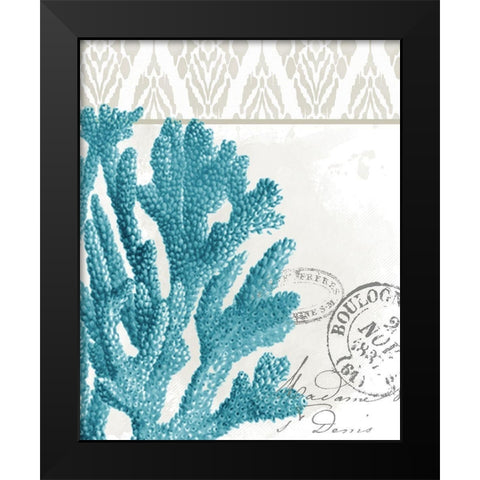 By the Sea 2 Black Modern Wood Framed Art Print by Allen, Kimberly