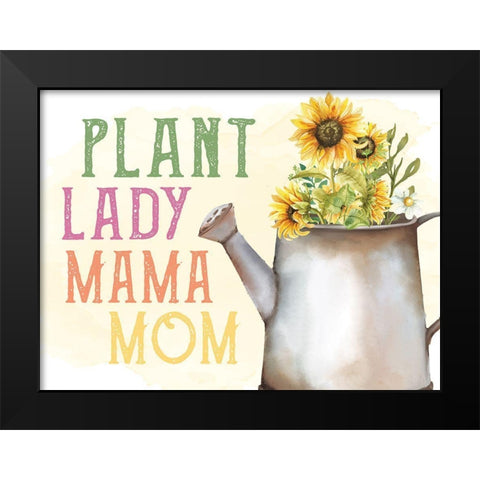 Plant Black Modern Wood Framed Art Print by Allen, Kimberly