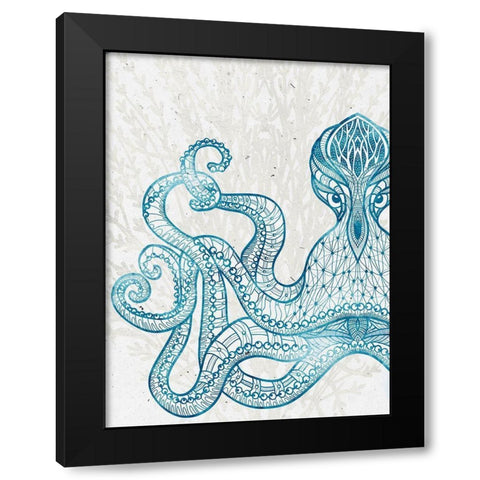 Sea Creature 2 Black Modern Wood Framed Art Print by Allen, Kimberly