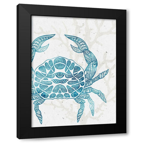 Sea Creature 3 Black Modern Wood Framed Art Print with Double Matting by Allen, Kimberly