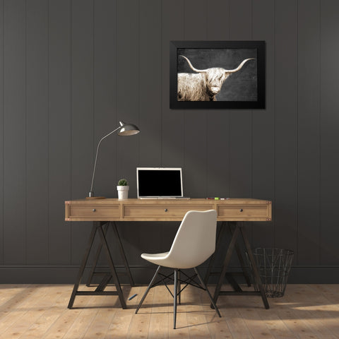 In the Highlands Black Modern Wood Framed Art Print by Allen, Kimberly