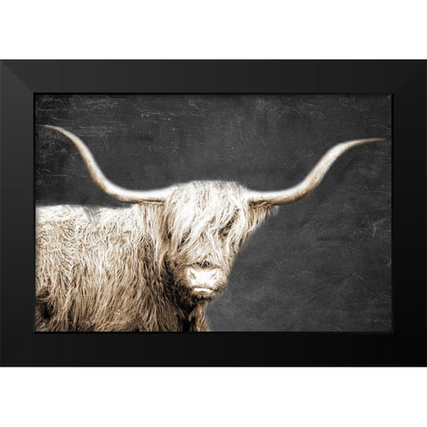In the Highlands Black Modern Wood Framed Art Print by Allen, Kimberly