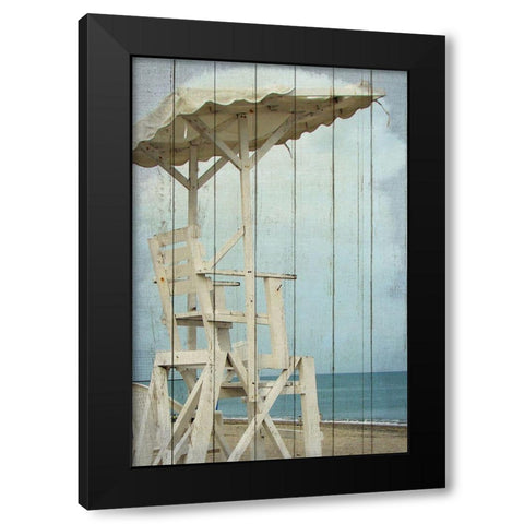 View of the Sea Black Modern Wood Framed Art Print by Allen, Kimberly