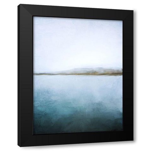 Horizon Black Modern Wood Framed Art Print with Double Matting by Allen, Kimberly