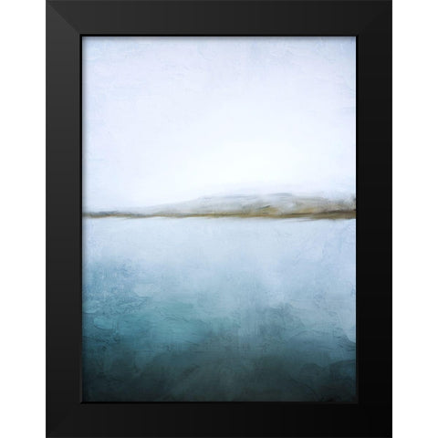 Horizon Black Modern Wood Framed Art Print by Allen, Kimberly