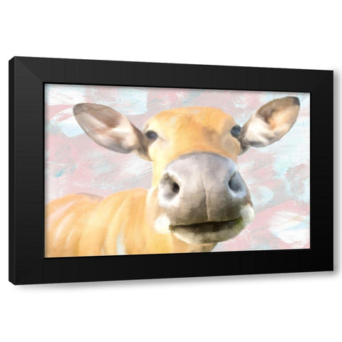 Darla Black Modern Wood Framed Art Print with Double Matting by Allen, Kimberly