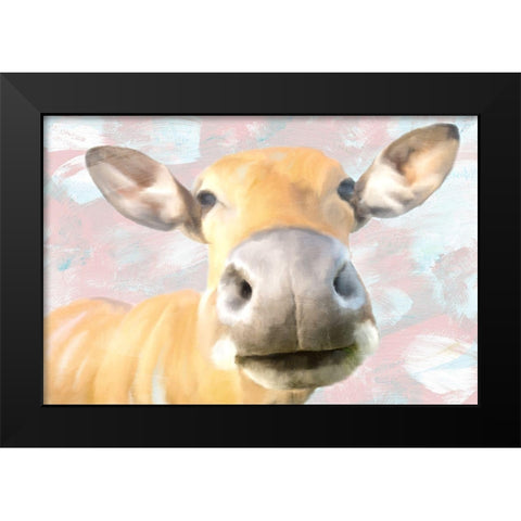 Darla Black Modern Wood Framed Art Print by Allen, Kimberly