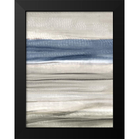 Serenity Hue Black Modern Wood Framed Art Print by Allen, Kimberly