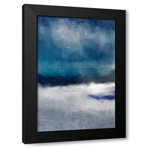 Layers of Sky Black Modern Wood Framed Art Print with Double Matting by Allen, Kimberly