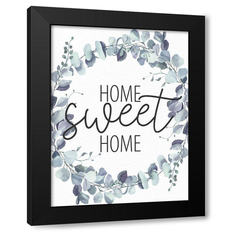 Sweet Home Black Modern Wood Framed Art Print by Allen, Kimberly