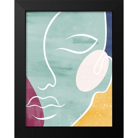 Beauty Black Modern Wood Framed Art Print by Allen, Kimberly