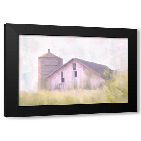 In the Fields Black Modern Wood Framed Art Print by Allen, Kimberly