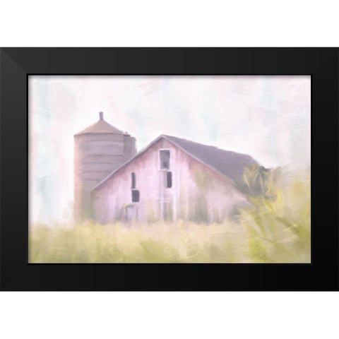 In the Fields Black Modern Wood Framed Art Print by Allen, Kimberly