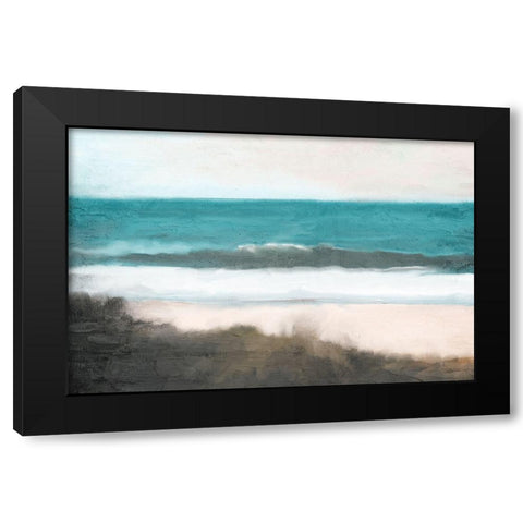 Surfers Cove Black Modern Wood Framed Art Print by Allen, Kimberly