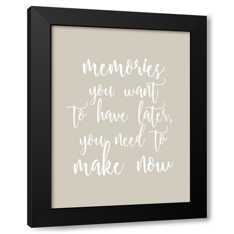 Memories Black Modern Wood Framed Art Print with Double Matting by Allen, Kimberly