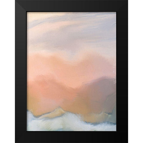 Layers of Sand Black Modern Wood Framed Art Print by Allen, Kimberly