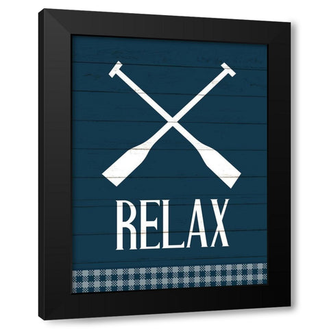 To the Lodge 5 Black Modern Wood Framed Art Print with Double Matting by Bailey, Ann