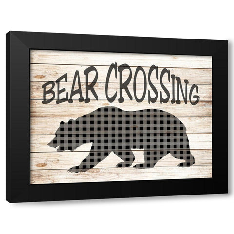 Crossing 1 Black Modern Wood Framed Art Print by Allen, Kimberly