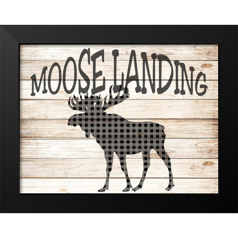 Crossing 2 Black Modern Wood Framed Art Print by Allen, Kimberly