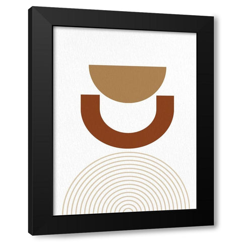 Mid 2 Black Modern Wood Framed Art Print with Double Matting by Allen, Kimberly