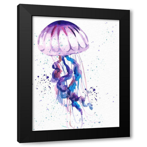 Jelly Jelly 2 Black Modern Wood Framed Art Print with Double Matting by Allen, Kimberly