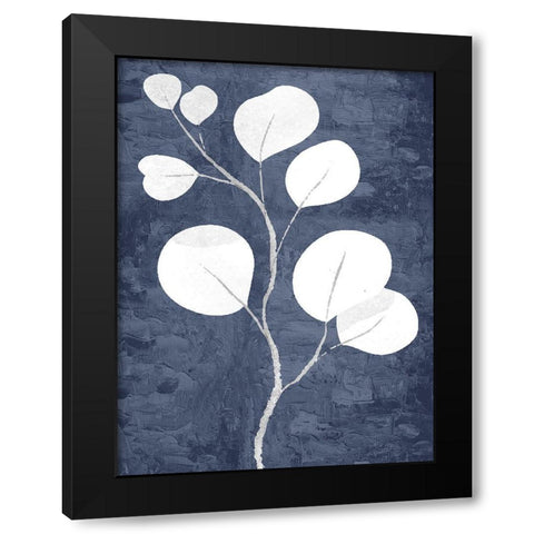 On Blue 2 Black Modern Wood Framed Art Print by Allen, Kimberly