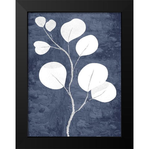 On Blue 2 Black Modern Wood Framed Art Print by Allen, Kimberly
