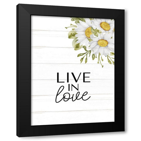 Floral Jar 9 Black Modern Wood Framed Art Print with Double Matting by Allen, Kimberly