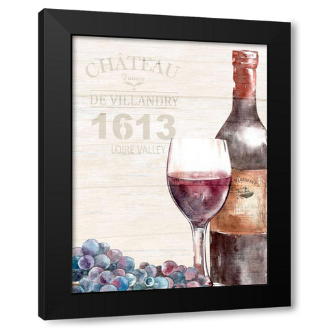 Chateau 2 Black Modern Wood Framed Art Print with Double Matting by Allen, Kimberly