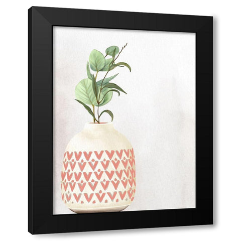 Vase 1 Black Modern Wood Framed Art Print with Double Matting by Allen, Kimberly