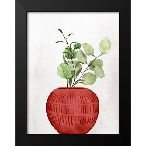 Vase 2 Black Modern Wood Framed Art Print by Allen, Kimberly