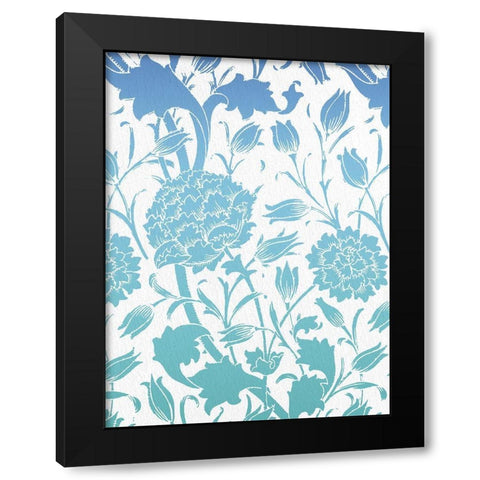 Motif Summer 1 Black Modern Wood Framed Art Print by Allen, Kimberly