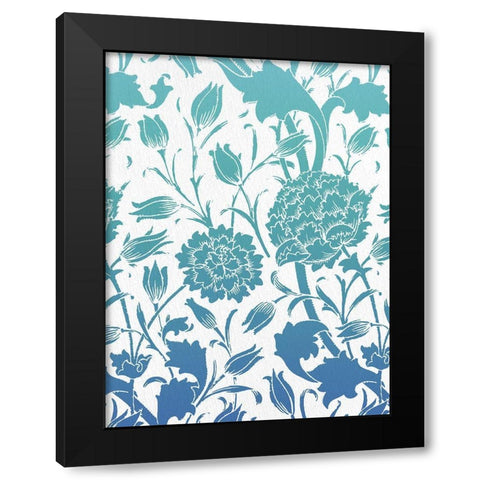 Motif Summer 2 Black Modern Wood Framed Art Print with Double Matting by Allen, Kimberly